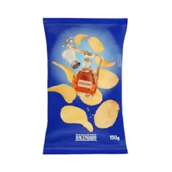 Patatas fritas onduladas sabor sal y vinagre