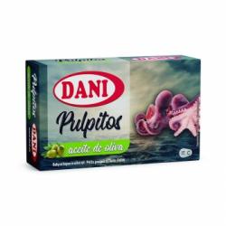 Pulpitos en aceite de oliva Dani 60 g.