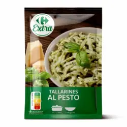 Tallarines al pesto Extra Carrefour 190 g.