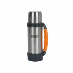 Termo Clásico de Acero Inoxidable Hot & Cold 8,6cm - Inox