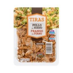 Tiras de pechuga pollo al horno Hacendado Paquete 0.14 kg