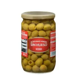 Aceitunas verdes sin hueso Hacendado