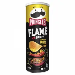 Aperitivo de patata Spicy BBQ Flame Pringles 160 g.