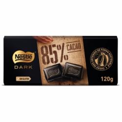 Chocolate negro 85% cacao Nestlé sin gluten 120 g.