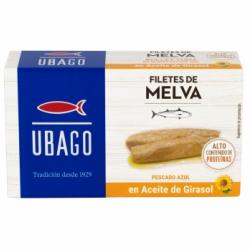 Filetes de melva en aceite de girasol Ubago 85 g.
