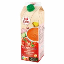 Gazpacho con hortalizas frescas Carrefour sin gluten 1 l.