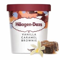 Helado de vainilla caramelo brownie Häagen Dazs 460 ml.