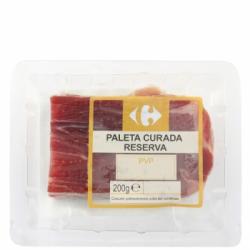 Paleta curada reserva Carrefour taco de 200 g