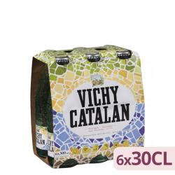 Agua mineral con gas Vichy Catalan pequeña 6 botellas X 250 ml