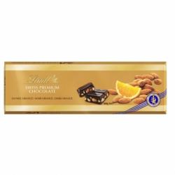 Chocolate negro con almendras y naranja Lindt Premium 300 g.