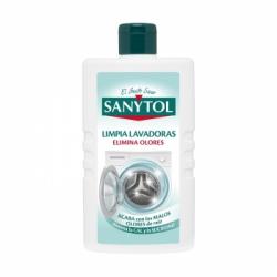 Limpia lavadoras elimina olores Sanytol 250 ml.
