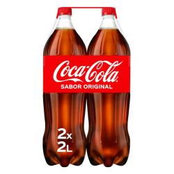 Refresco Coca-Cola 2 botellas X 2 L