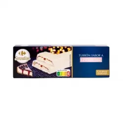 Turrón sabor a cheescake Carrefour Sensation 145 g.