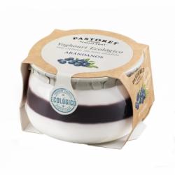 Yogur de arándanos ecológico Pastoret sin gluten 135 g.