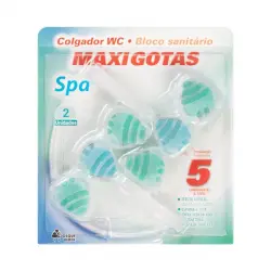 Colgador WC Maxigotas Spa Bosque Verde Paquete 0.08 kg