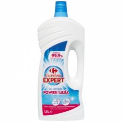 Gel limpiador power con lejía Carrefour Expert 1,5 l.