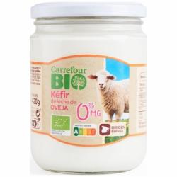Kéfir de leche de oveja 0% MG ecológico Carrefour Bio 420 g.