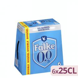Cerveza 0,0% sin alcohol Falke 6 botellines X 250 ml