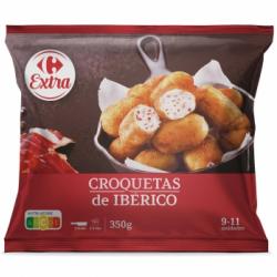 Croquetas de jamón ibérico Carrefour Extra 350 g.