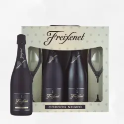 Estuche 2 Bot. Freixenet Cordon Negro Brut