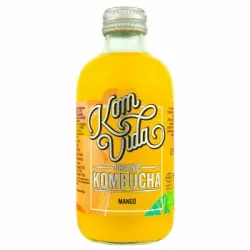 Kombucha de mango ecológico KomVida sin gluten botella 25 cl.