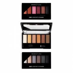 Paletas de sombras de ojos 6 Color Palette Eyeshadow Magic Studio 1 ud.