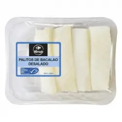 Palitos de bacalao desalado Carrefour El Mercado 250 g