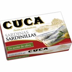 Sardinillas en aceite de oliva Cuca 63 g.