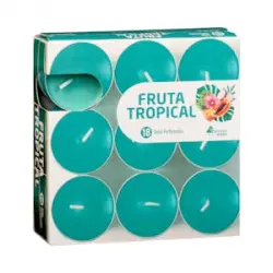 Vela perfumada Fruta Tropical Bosque Verde Caja 1 ud