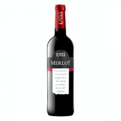 Vino tinto Merlot Mar de Uvas Botella 750 ml