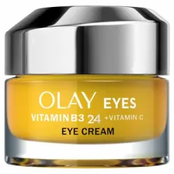 Crema contorno de ojos con vitamina B3, vitamina C y péptidos Vitamin B3 24 + Vitamin C Olay 15 ml.
