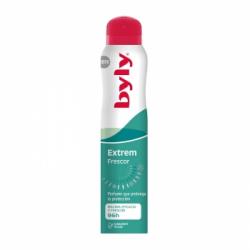 Desodorante en spray Extrem Frescor 96 h Byly 200 ml.