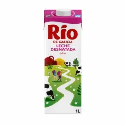 Leche desnatada Rio brik 1 l.