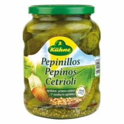 Pepinillos agridulces Kühne 370 g.