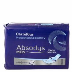 Proteccion masculina normal Absodys Carrefour 20 ud.