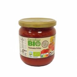 Tomate frito ecológico Carrefour Bio sin gluten tarro 340 g.