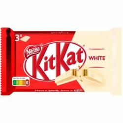 Barritas de galleta crujiente cubiertas de chocolate blanco Kit Kat White pack de 3 ud.