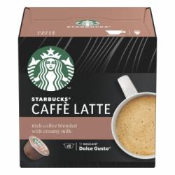 Café con leche en cápsulas Starbucks compatible con Dolce Gusto 12 unidades de 10,1 g.