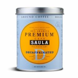 Café molido natural descafeinado Saula 250 g.