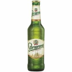 Cerveza Staropramen premium botella 33 cl.