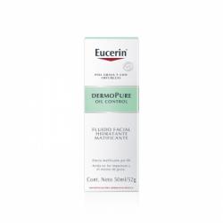 Fluido facial hidratante matificante DermoPure Eucerin 50 ml.