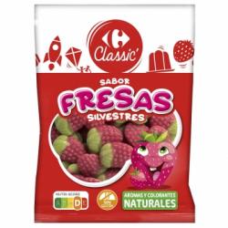 Fresas de goma Carrefour Classic sin gluten 200 g.