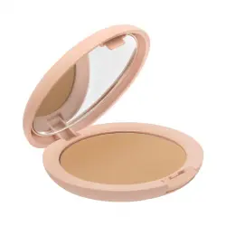 Polvo compacto perfeccionador efecto seda Deliplus 210 almendra  0.01 ud