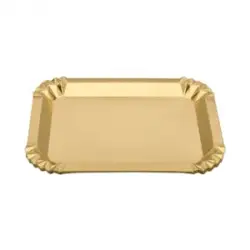 Bandeja oro Navidad Bosque Verde