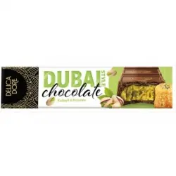 Chocolate de kadayif y pistacho Dubai Delicadore 70 g.