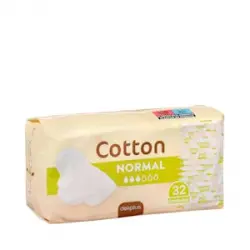 Compresa con alas normal Deliplus Cotton Paquete 1 ud