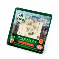 Queso Roquefort D.O.P Extra Carrefour cuña 100 g