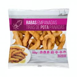 Rabas empanadas Hacendado ultracongeladas Paquete 0.5 kg