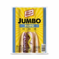 Salchichas Jumbo de pavo Oscar Mayer sin gluten sin lactosa 350 g.