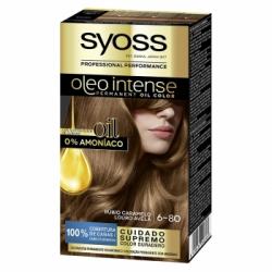 Tinte permanente sin amoníaco 6-80 rubio caramelo Oleo Intense SYOSS 1 ud.